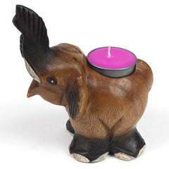 Elephant Tealight Holder-Home Décor-Siesta Crafts