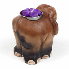Elephant Tealight Holder-Home Décor-Siesta Crafts