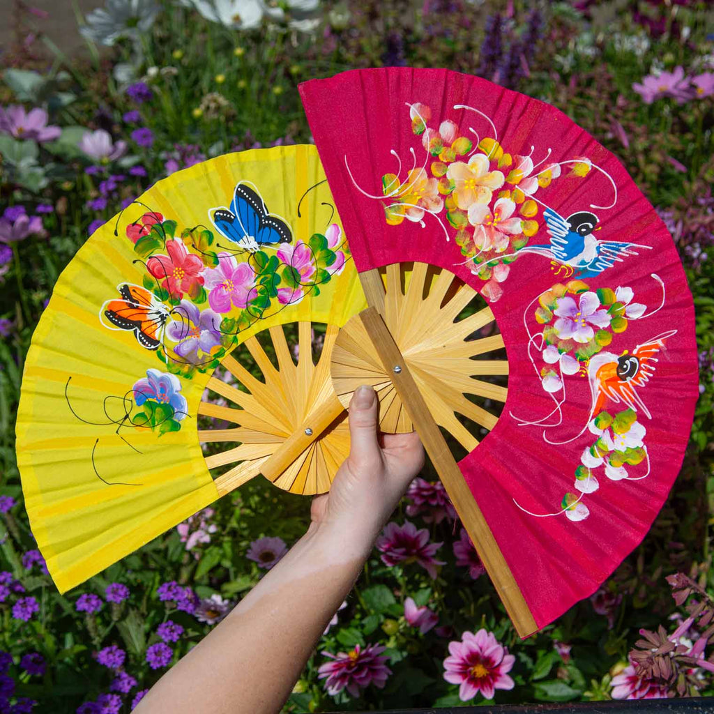 Ten Thai Fans-Garden & Outdoors-Siesta Crafts