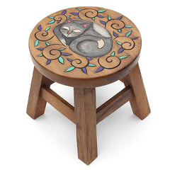 Curled Cat Stool-Furniture-Siesta Crafts