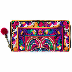 Embroidered Clutch Purse-Bags & Purses-Siesta Crafts