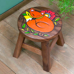 Sleeping Fox Stool-Furniture-Siesta Crafts