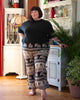Drawstring Elephant Print Trousers-Trousers-Siesta Crafts
