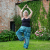 Drawstring Elephant Print Trousers-Trousers-Siesta Crafts