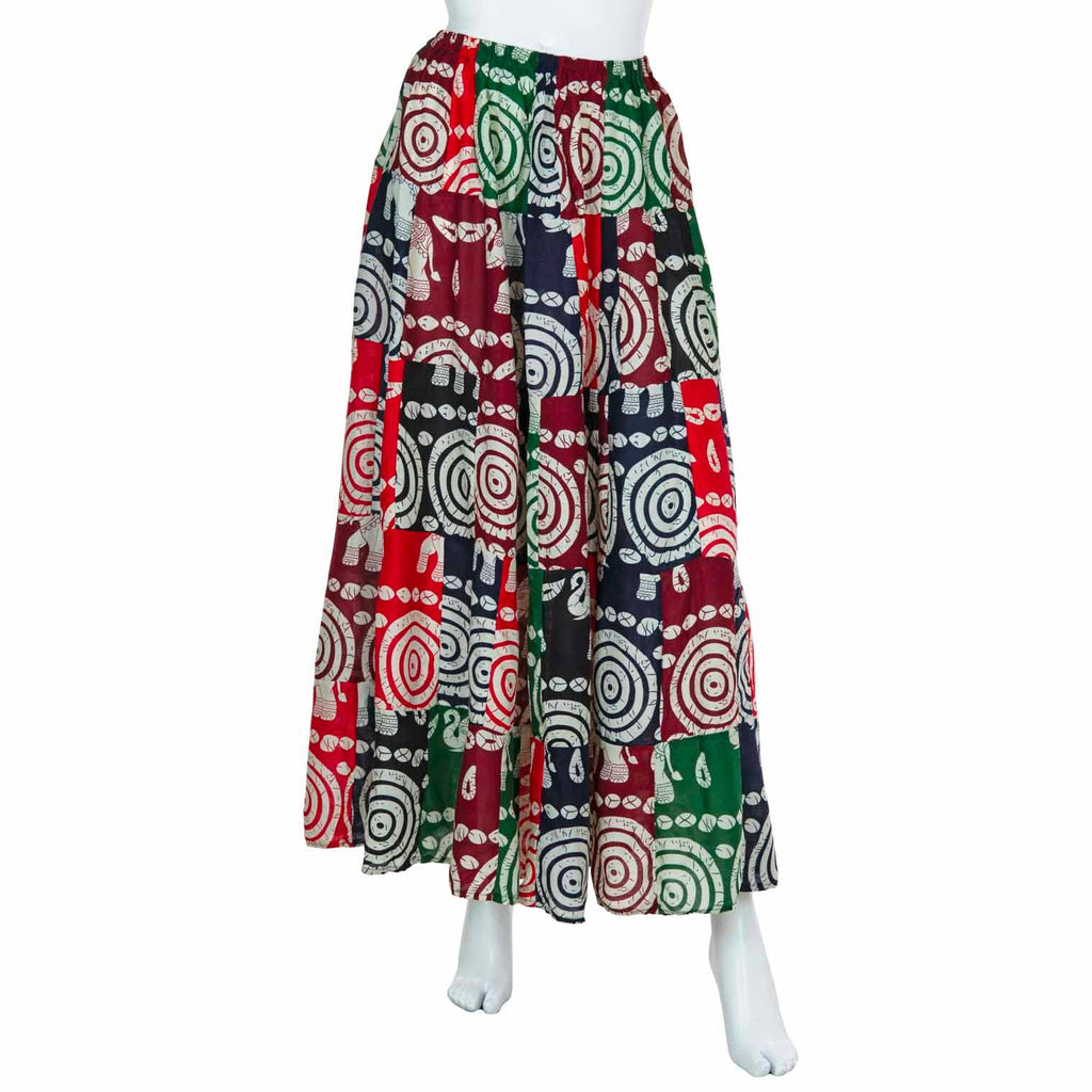 Thai Elephant Patch Skirt-Skirts-Siesta Crafts