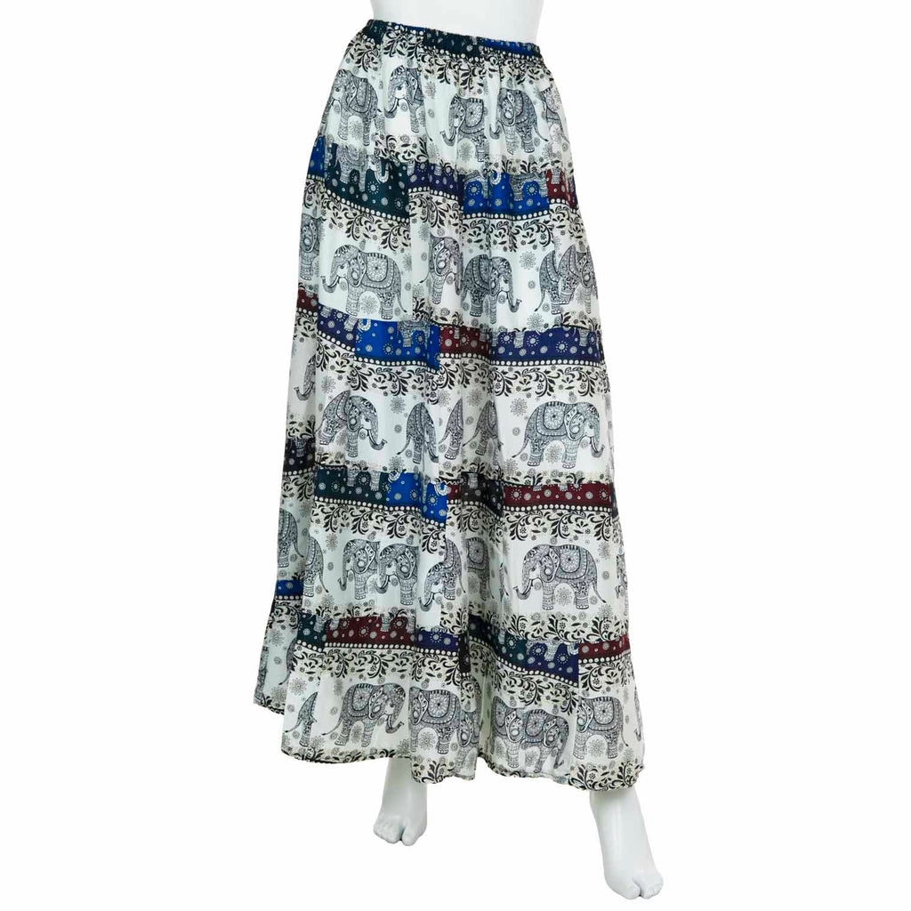 Thai Elephant Patch Skirt-Skirts-Siesta Crafts