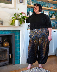 Festival Print Trousers-Trousers-Siesta Crafts