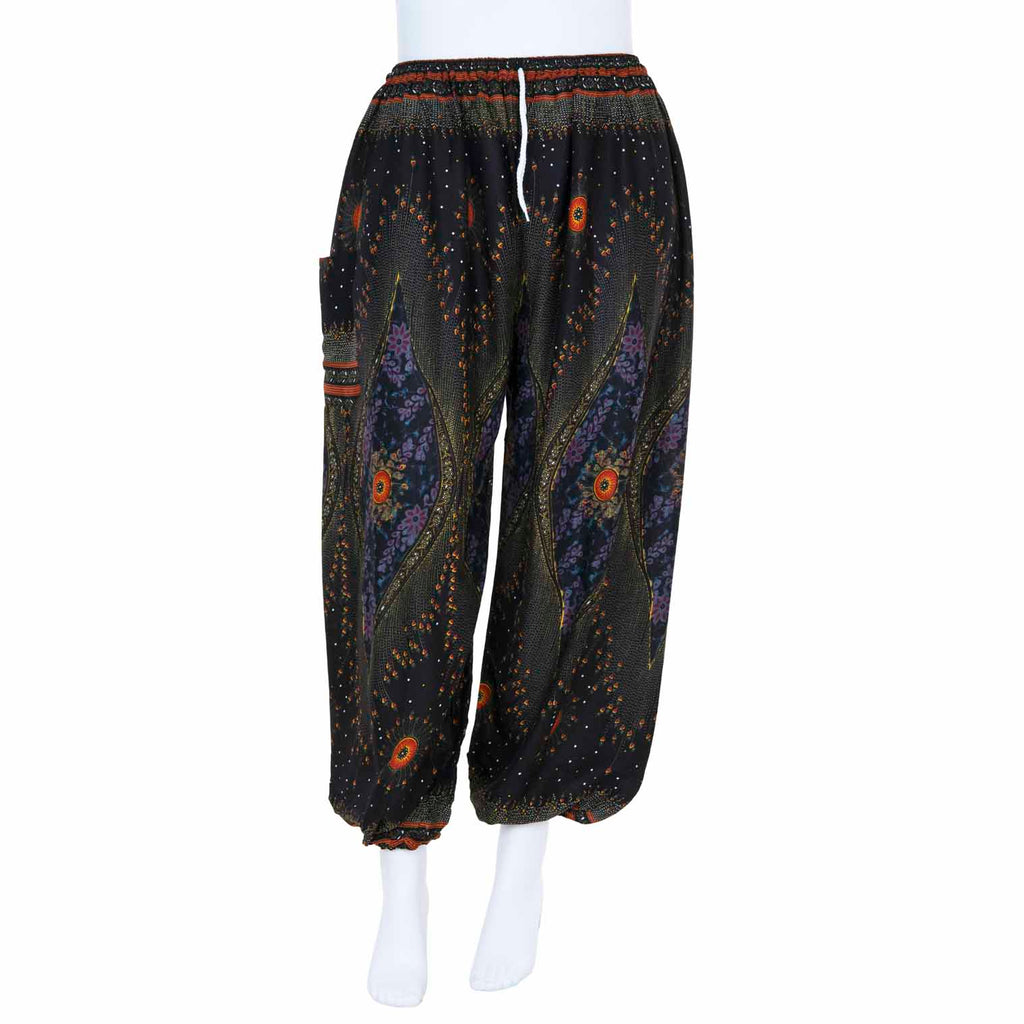 Festival Print Trousers-Trousers-Siesta Crafts