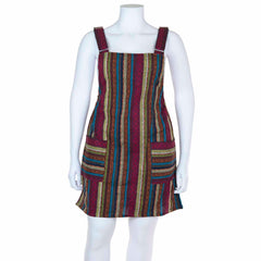 Thai Weave Dungaree Dress XL-Dresses-Siesta Crafts