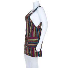 Thai Weave Dungaree Dress XL-Dresses-Siesta Crafts