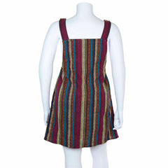 Thai Weave Dungaree Dress XL-Dresses-Siesta Crafts
