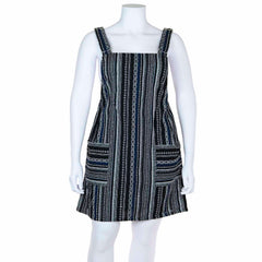 Thai Weave Dungaree Dress XL-Dresses-Siesta Crafts