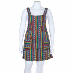 Thai Weave Dungaree Dress XL-Dresses-Siesta Crafts