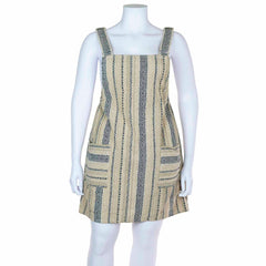 Thai Weave Dungaree Dress XL-Dresses-Siesta Crafts