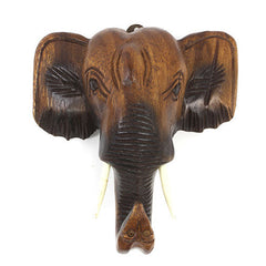 Elephant Head Wall Mount-Ornaments & Figurines-Siesta Crafts
