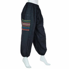 Thai Weave Pocket Ali Baba Trousers-Trousers-Siesta Crafts