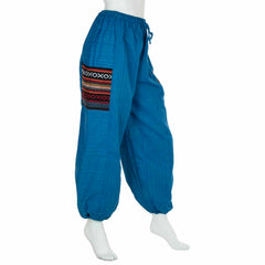 Thai Weave Pocket Ali Baba Trousers-Trousers-Siesta Crafts