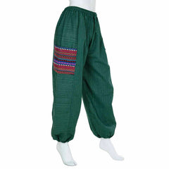 Thai Weave Pocket Ali Baba Trousers-Trousers-Siesta Crafts