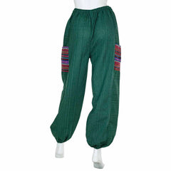 Thai Weave Pocket Ali Baba Trousers-Trousers-Siesta Crafts