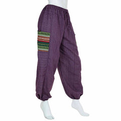 Thai Weave Pocket Ali Baba Trousers-Trousers-Siesta Crafts