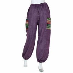 Thai Weave Pocket Ali Baba Trousers-Trousers-Siesta Crafts