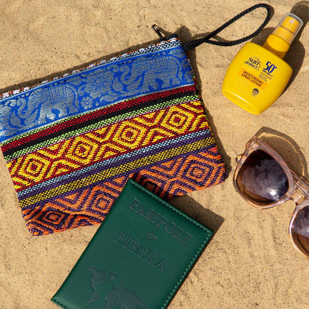 Thai Weave Document Bag-Bags & Purses-Siesta Crafts