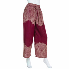 High Rise Mandala Trousers-Trousers-Siesta Crafts