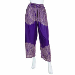 High Rise Mandala Trousers-Trousers-Siesta Crafts