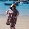 Thai Rose Shift Dress-Dresses-Siesta Crafts