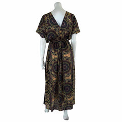 Thai Rose Maxi Dress-Dresses-Siesta Crafts