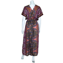 Thai Rose Maxi Dress-Dresses-Siesta Crafts