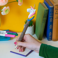 Unicorn Sawdust Pencil-Office & Stationery-Siesta Crafts
