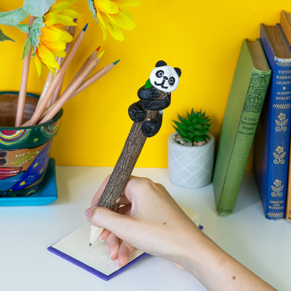 Panda Sawdust Pencil-Office & Stationery-Siesta Crafts