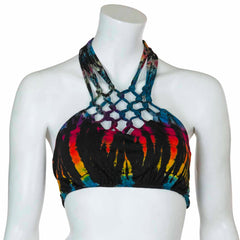 Knotted Jersey Tie Dye Triangle Top-Tops-Siesta Crafts