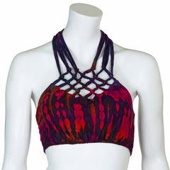 Knotted Jersey Tie Dye Triangle Top-Tops-Siesta Crafts