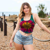 Corset Back Jersey Tie Dye Top-Tops-Siesta Crafts