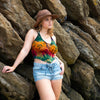 Peekaboo Jersey Tie Dye Top-Tops-Siesta Crafts