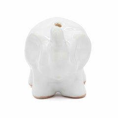 Elephant Ceramic Incense Holder-Incense Holders-Siesta Crafts