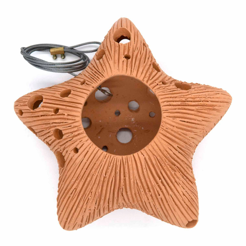 Star Ceramic Air Plant Hanger-Plant Pots, Vases & Hangers-Siesta Crafts