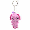 Axolotl Crochet Keyring-Keyrings & Bag Charms-Siesta Crafts