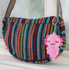 Axolotl Crochet Keyring-Keyrings & Bag Charms-Siesta Crafts