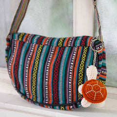 Tortoise Crochet Keyring-Keyrings & Bag Charms-Siesta Crafts