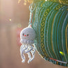 Jellyfish Crochet Keyring-Keyrings & Bag Charms-Siesta Crafts