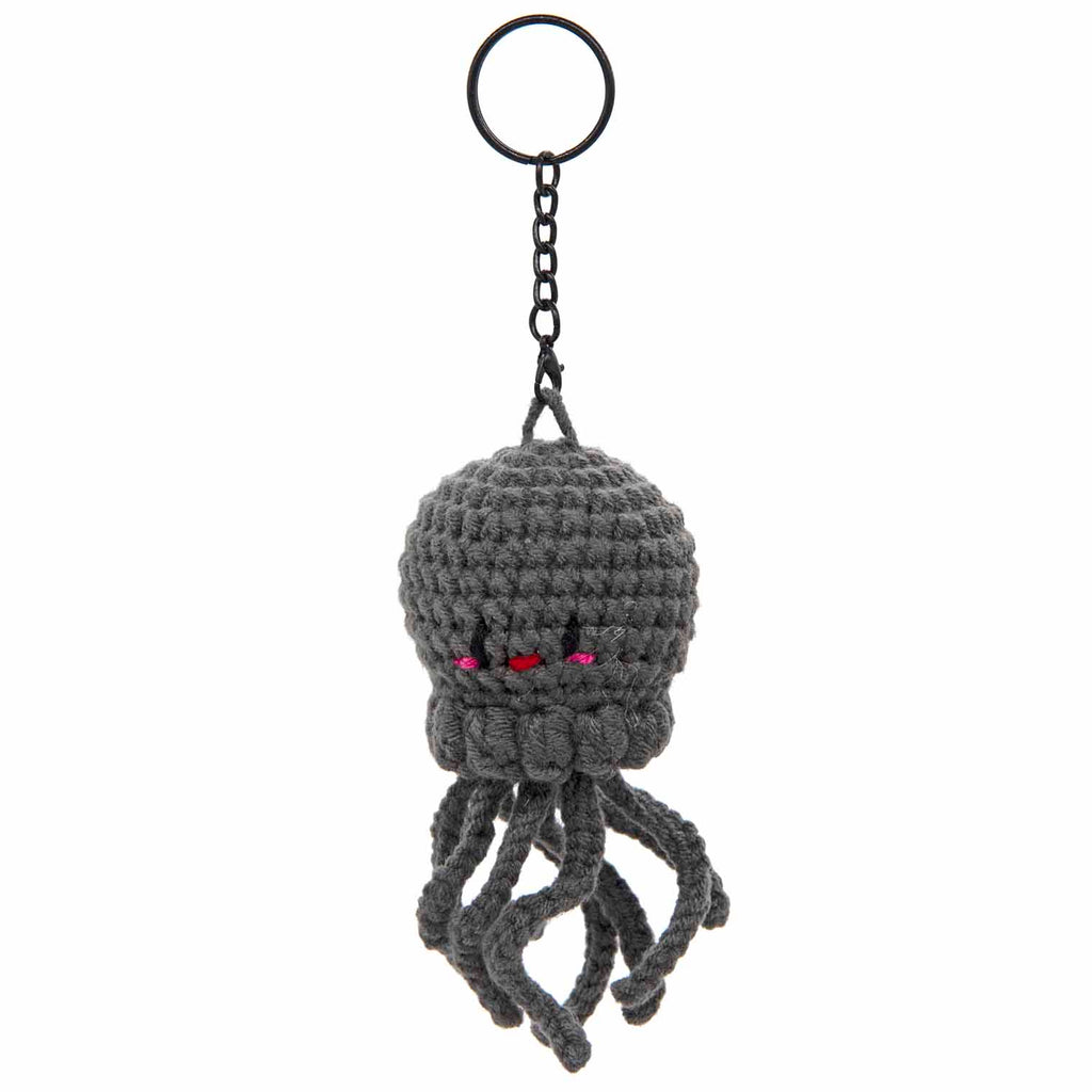 Jellyfish Crochet Keyring-Keyrings & Bag Charms-Siesta Crafts