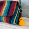 Rubber Duck Crochet Keyring-Keyrings & Bag Charms-Siesta Crafts