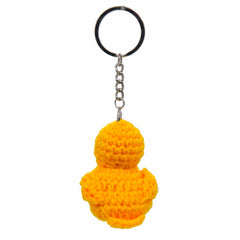 Rubber Duck Crochet Keyring-Keyrings & Bag Charms-Siesta Crafts