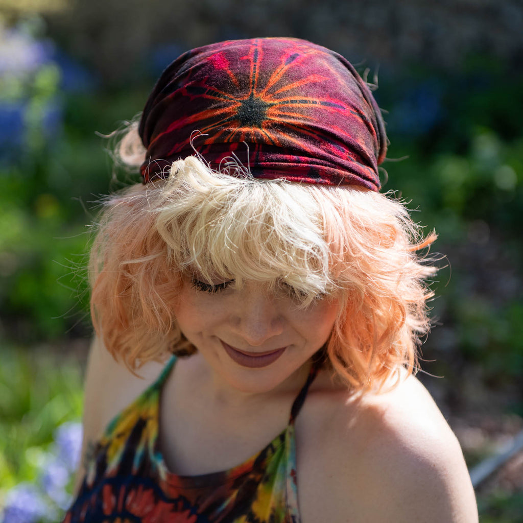 Tie Dye Thai Headband-Hair Accessories-Siesta Crafts