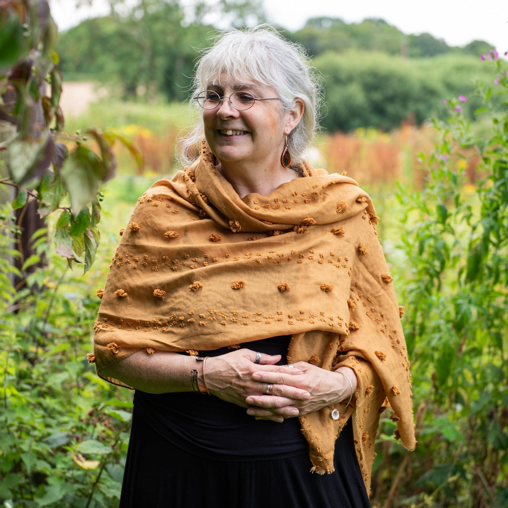 Tuft Thai Scarf-Scarves-Siesta Crafts