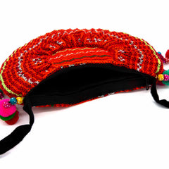 Thai Hill Tribe Crescent Bag-Bags & Purses-Siesta Crafts