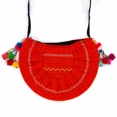 Thai Hill Tribe Crescent Bag-Bags & Purses-Siesta Crafts